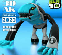 3D file Ben 10000 Classic - Bandai Figure Pack of 10 3d Models 🎲・3D  printable model to download・Cults