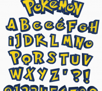3D file Unown Alphabet Low Poly Pokemon 🐉・3D printable design to  download・Cults