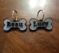 STL file Pet tags / Pet Tag 📛・3D printing template to download・Cults