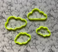 Cookie Cutter Cloud - Set X4