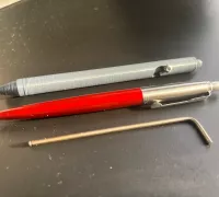 Full 3D Printed Click Pen DIY