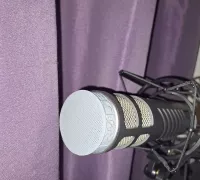 3D Printed Pop Filter for the Rode Podmic 