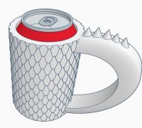 Koozie and Water Bottle Holder by Tarz, Download free STL model