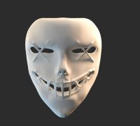 STL file Cosplay Party Mask - Face Mask 3D print model 🥳・3D printing  template to download・Cults