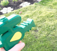 STL file Electric water blaster gun – easy DIY ⚡・3D printable