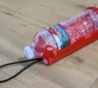Parametric Water / Beer Bottle Clip by kdub, Download free STL model