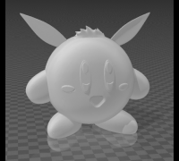 3D Printable Pokemon Quest Articulated Eevee Toy by Chris D'Argenio