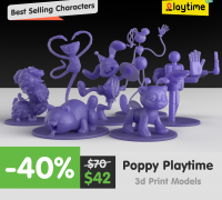 Poppy playtime grab pack by fnaffan1032, Download free STL model