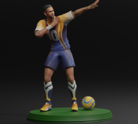 STL file Neymar JR legend figure ⚽・3D printer design to download
