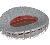 OBJ file Buffalo Bills - Bills Stadium・3D print object to