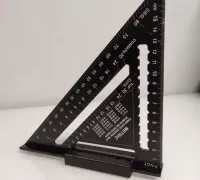 STL file Carpenter's square, ruler tool. 🟪・3D printing idea to  download・Cults