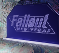 3D Printed New Vegas Sign fallout New Vegas 