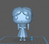STL file WEDNESDAY Wandinha MERLINA ADDAMS FUNKO POP WITH DANCE DRESS DANCE  SCENE 🧛・3D printable design to download・Cults