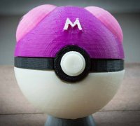 3D file Pokeball Voxel・3D printer design to download・Cults