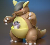 STL file pokemon kangaskhan mother's day 🐉・3D printer model to  download・Cults