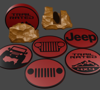 Jeep Car Coasters - Cup Holders in Style – Miracle Prints