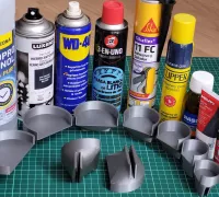 Skadis 3DLAC Adhesive Spray Can Holder by Mike, Download free STL model
