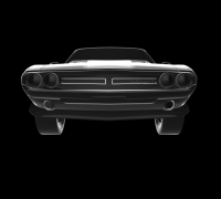 Datei STL Dodge Challenger Schalter Knopf Dekoration Abdeckung Ring・Modell  für 3D-Druck zum herunterladen・Cults