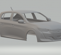 3D-Datei Handyhalterung für Peugeot 208 🚙 kostenlos・Design für