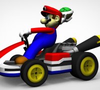 3D file Mario Kart 3D Puzzle - Let's Race 🧩・3D printing design