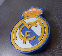 Escudo Real Madrid - Personalizado 3D