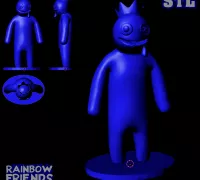 STL file BLUE FROM ROBLOX RAINBOW FRIENDS CHAPTER 2 ODD WORLD