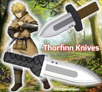 3D file Thorfinn Karlsefni-Vinland Saga Anime Figurine STL for 3D Printing  👾・3D printer model to download・Cults