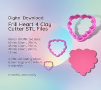 STL file polymer clay roller with three different sized hearts 🥰・3D print  design to download・Cults