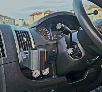 FIAT 500 GPS Blue&Me Mobile Halterung by Madmission, Download free STL  model