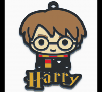 Llavero Harry Potter by JG3D, Download free STL model