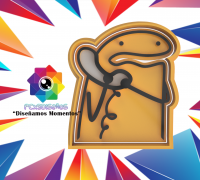 Free STL file Flork Meme Cookie Cutter 🍪・3D print object to download・Cults