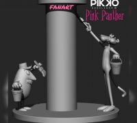 STL file Pink Panther  Pink Panther 🐉・3D print model to download・Cults