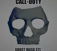 STL file GHOST MASK CODMW2019 WARZONE. SIMON RILEY 👻・Template to download  and 3D print・Cults