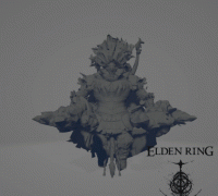 STL file Radagon of The Golden Order 🐉・3D printable design to