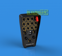3D Printed PORSCHE 911RSR BUTTON BOX by Simracing design