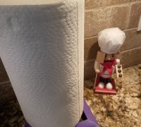 Easy Swap Paper Towel Holder by Schrittmotor, Download free STL model