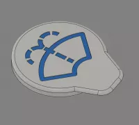 STL file Keychain logo citroen saxo 🗝️・3D print model to download・Cults