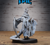 3D Printable Avatar of Bahamut – the Young Monk Grandmaster of Flowers -  32mm and 75mm scale by 2moronic miniatures