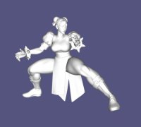 3D file Chun-Li - Street Fighter Fanart 👧・3D printable model to  download・Cults