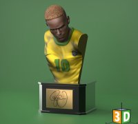 STL file Neymar JR legend figure ⚽・3D printer design to download