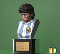 busto maradona 3D Models to Print - yeggi