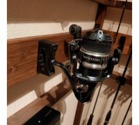 Free STL file Fishing Reel Wall Mount 🎣・3D printer model to download・Cults