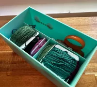 Embroidery Thread Organizer Box by Shell, Download free STL model