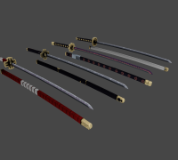 STL file Support for katana ⚔️・3D print model to download・Cults