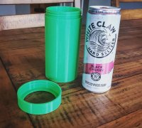 Free STL file Yeti Can Koozie Adapter for Seltzer Beer (Skinny Can) 🥫・3D  print design to download・Cults