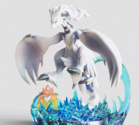 OBJ file Pokemon - Zekrom(with cuts and as a whole) 🐉・Design to download  and 3D print・Cults