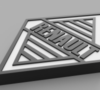 Archivo STL gratis Llavero Logo Renault Millennium 📱・Plan para descargar y  imprimir en 3D・Cults