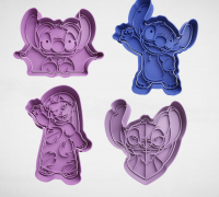 STL file Stitch and Angel 👼・Design to download and 3D print・Cults