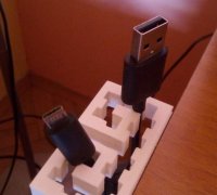 usb cable hanger 3D Models to Print - yeggi