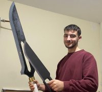 Lego Fullbring bankai Zangetsu (Bleach) - 3D model by Rhys does 3dprinting  on Thangs